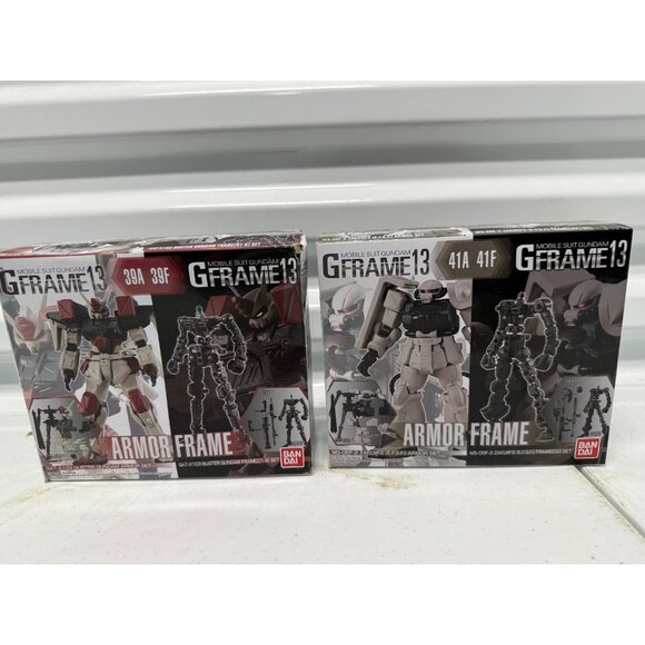 2 Pcs Mobile Suit Gundam G Frame 13 Action Figure, 39A39F, 41A41F - Picture 1 of 4